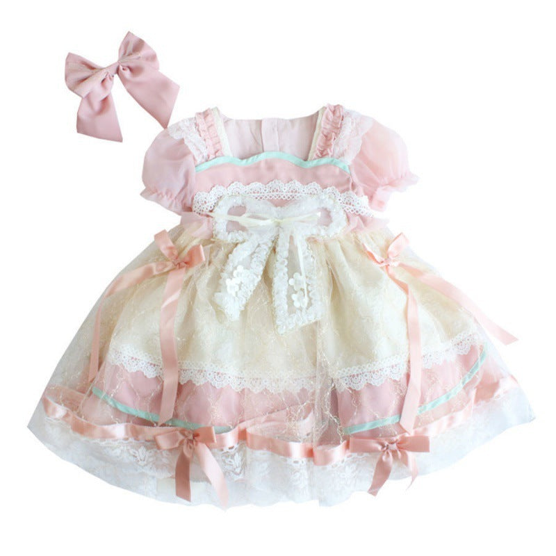 Western Style Lolita Princess Skirt Children's Tulle Skirt