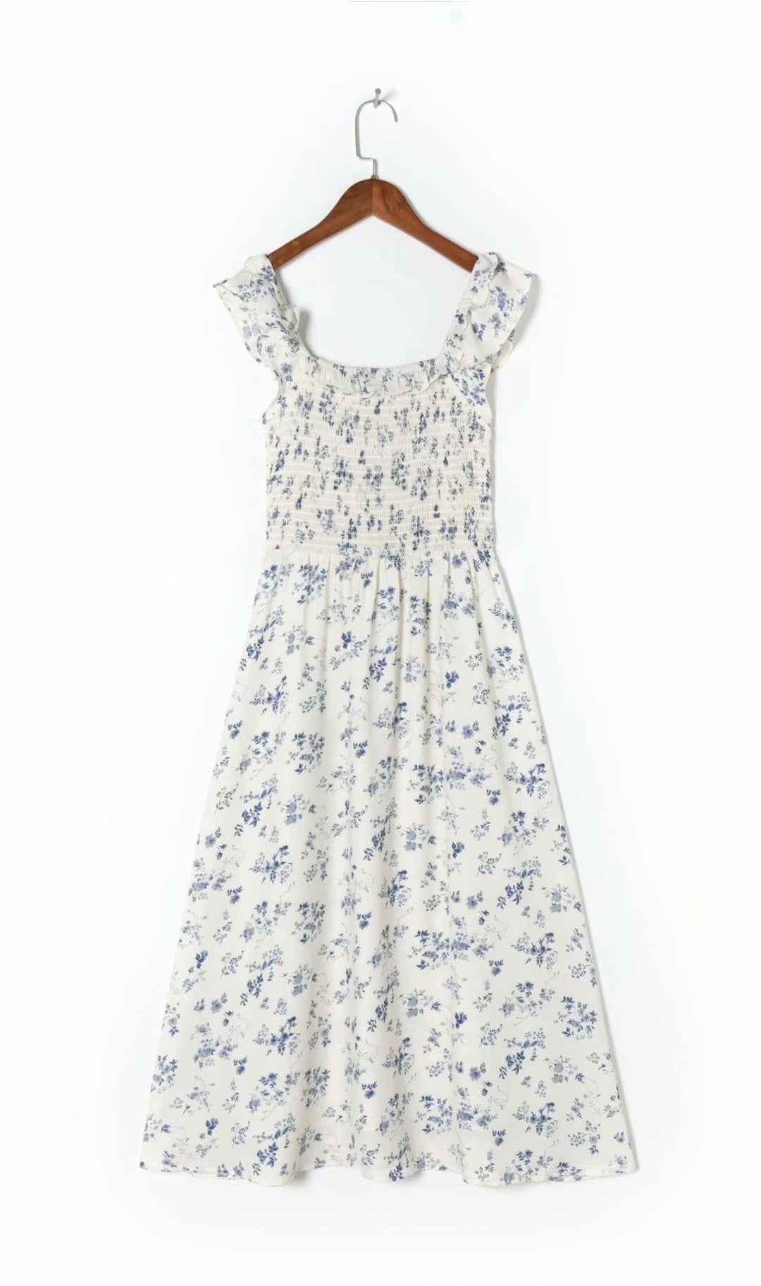 Robe à imprimé floral vintage pour femmes