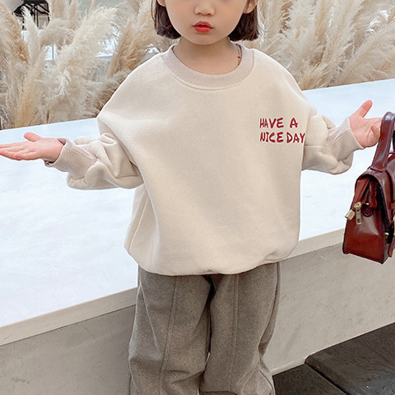 Children's Western Style Korean Fleece Tide Clothes