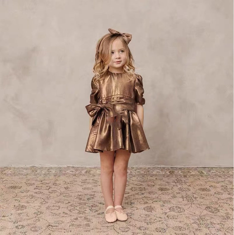 Girls' Fashion Dress Temperament Vintage Skirt