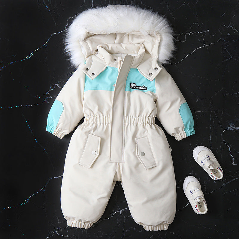 Mode hiver nouvelle combinaison pour enfants