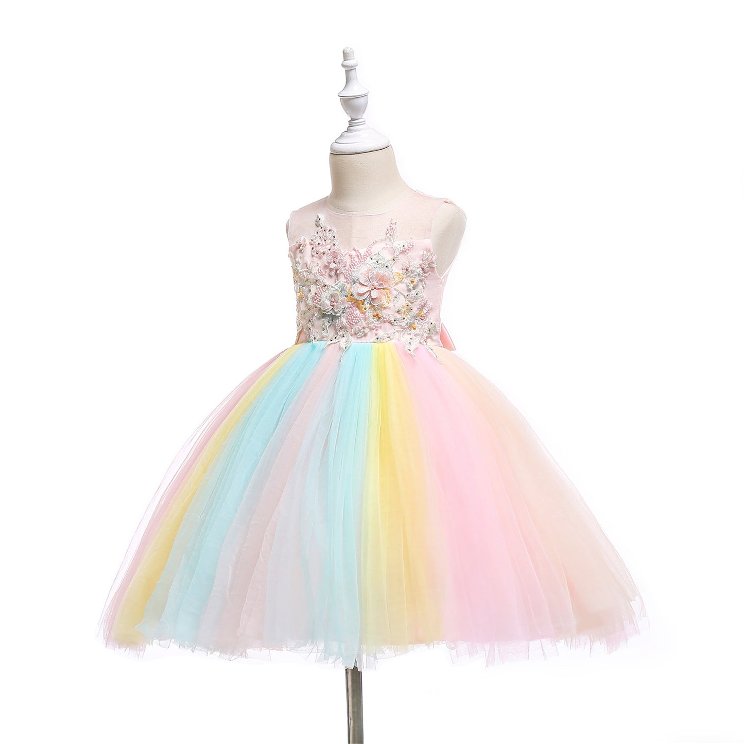 Ebay – robe de soirée colorée pour enfants, robes de mariée, robe de mariée pour enfants