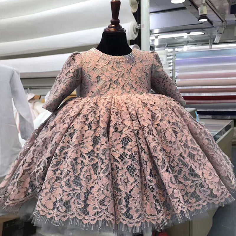 Robe de princesse d'été pour filles en gaze moelleuse