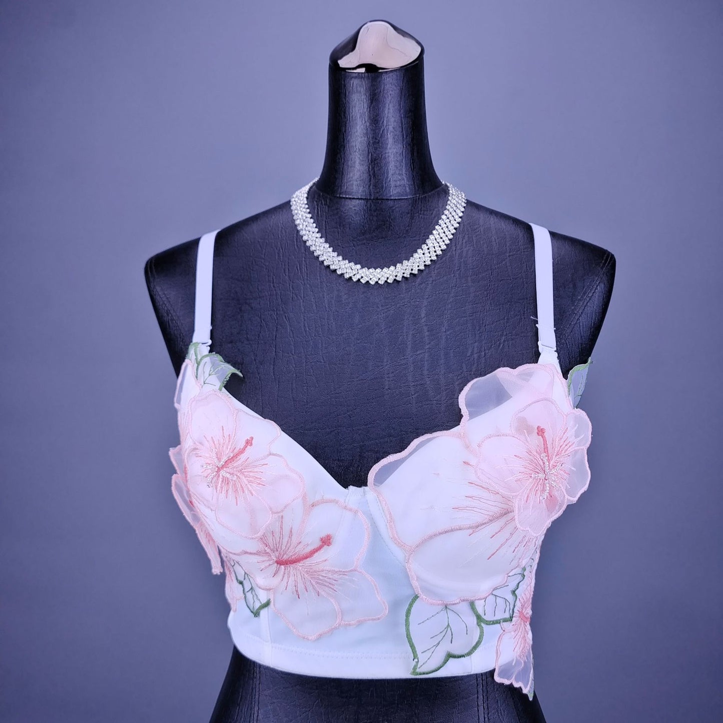 Floral Embroidered French Vest Sexy Camisole Women Top