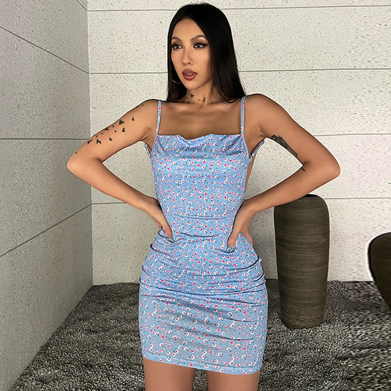 Sexy Sling Dress Tight Dress Women