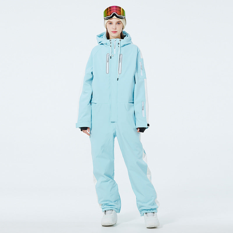 One-piece Ski Suit Men's And Women's Windproof