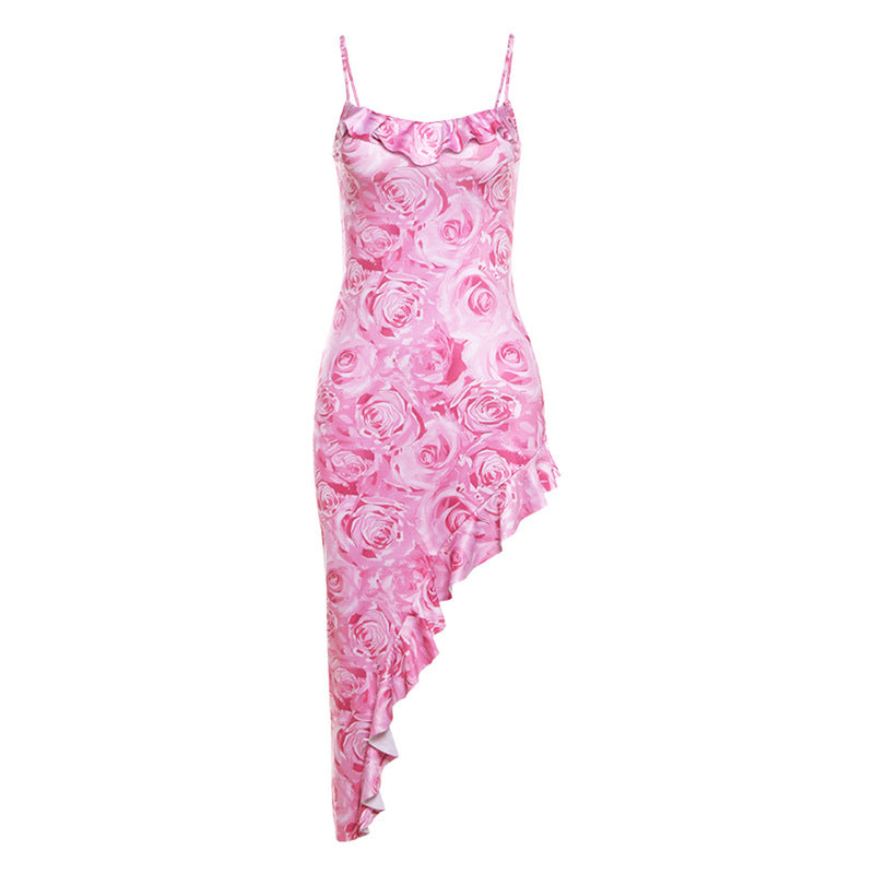 Printemps été femmes vêtements Sexy fronde dos nu dentelle coupe ajustée robe fendue