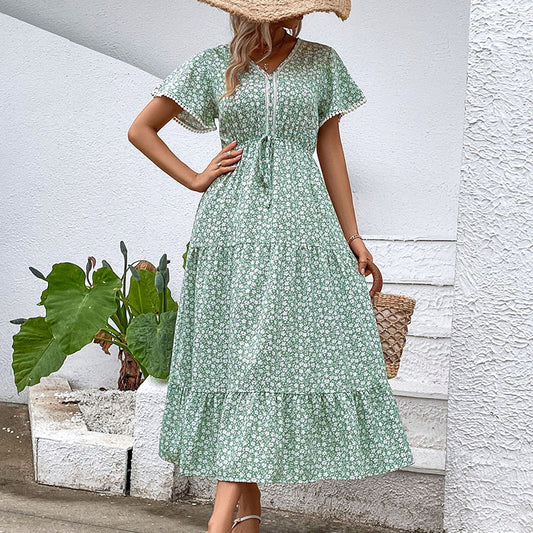 Robe d'été imprimée pour femme