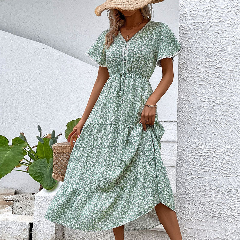 Vestido de verano para mujer Vestido estampado