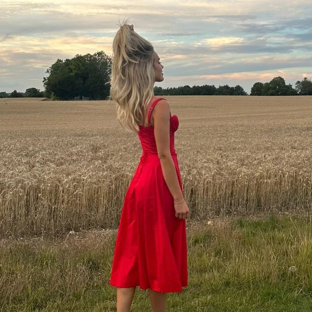 Vestido con estampado Floral de corte A, vestido Sexy por debajo de la rodilla, vestidos de noche para discoteca y graduación, vestido ceñido de verano para mujer, vestido de fiesta elegante 2022