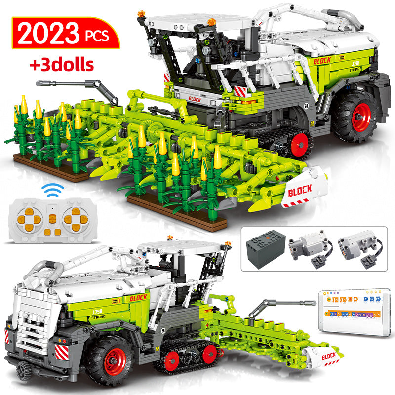 Puzzle de récolte de maïs de ferme, jouets de blocs de construction pour enfants