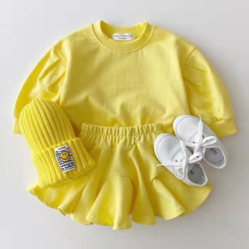 Vêtements à la mode costume bébé loisirs vêtements pour enfants couleur bonbon