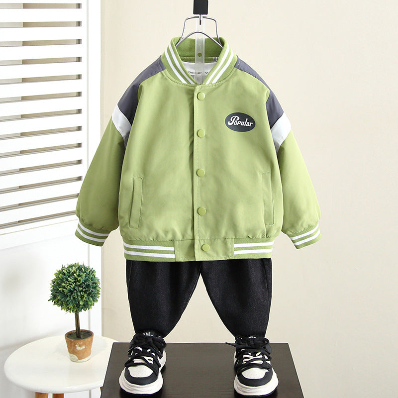 Chaqueta de uniforme de béisbol de niño de moda