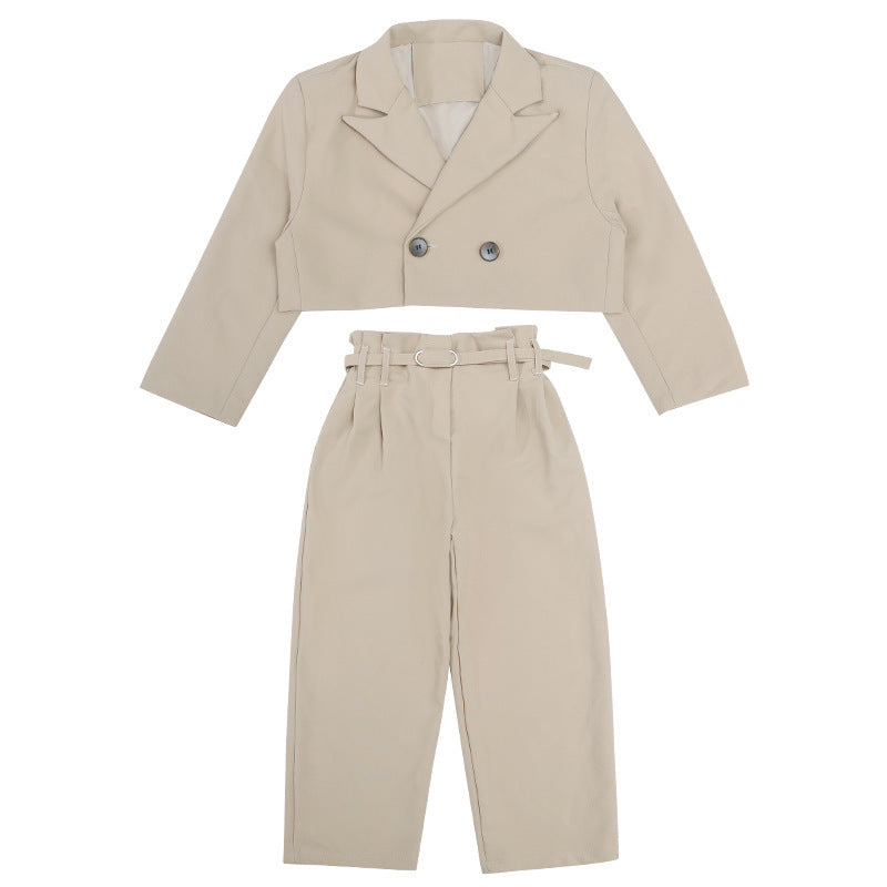 Two-piece Fashion Simple Children's Suit