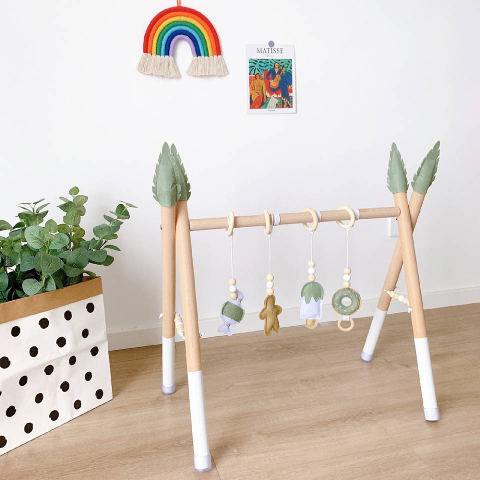 Accesorios de madera para ejercicios juguetes educativos de educación temprana para niños