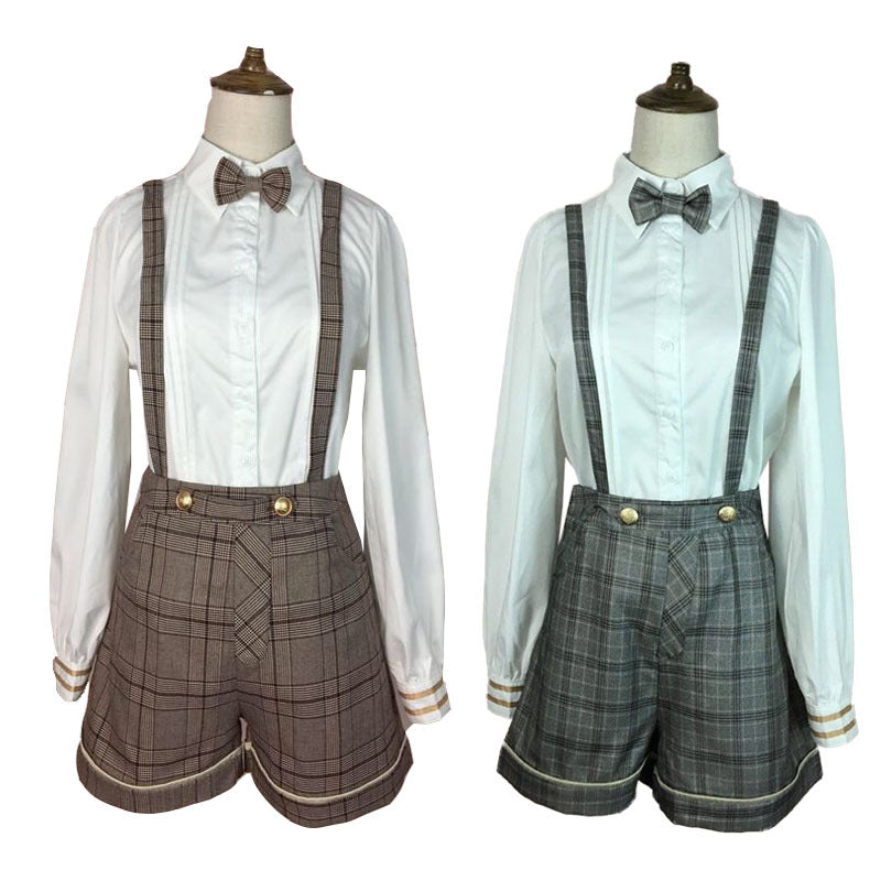 Costume de Cosplay pour garçons, chemise chemisier Lolita