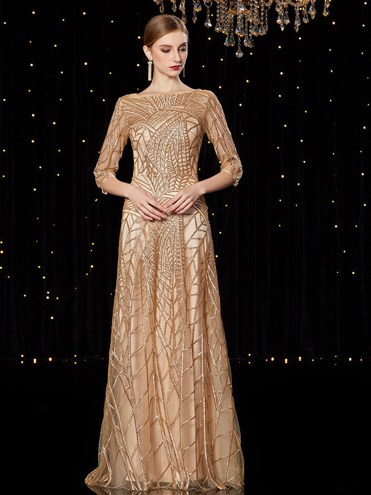 Women's Elegant Long Evening Dress