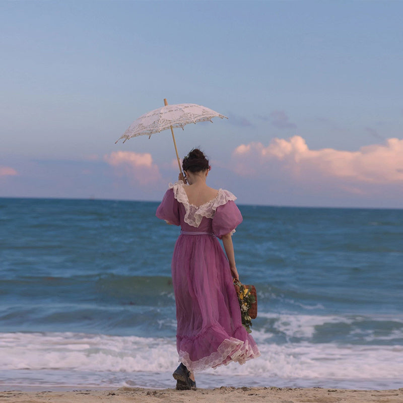 Robe de cour romantique française pour fille