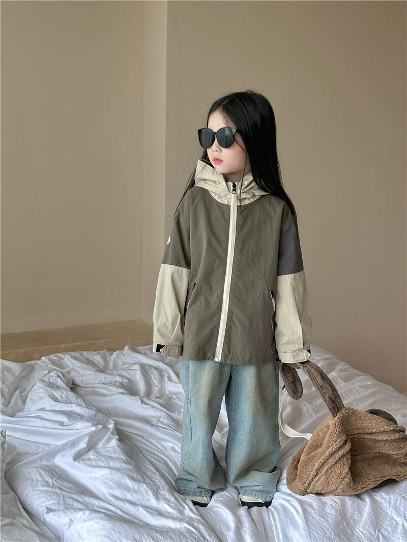 Korean Style Children's Zipper Jacket