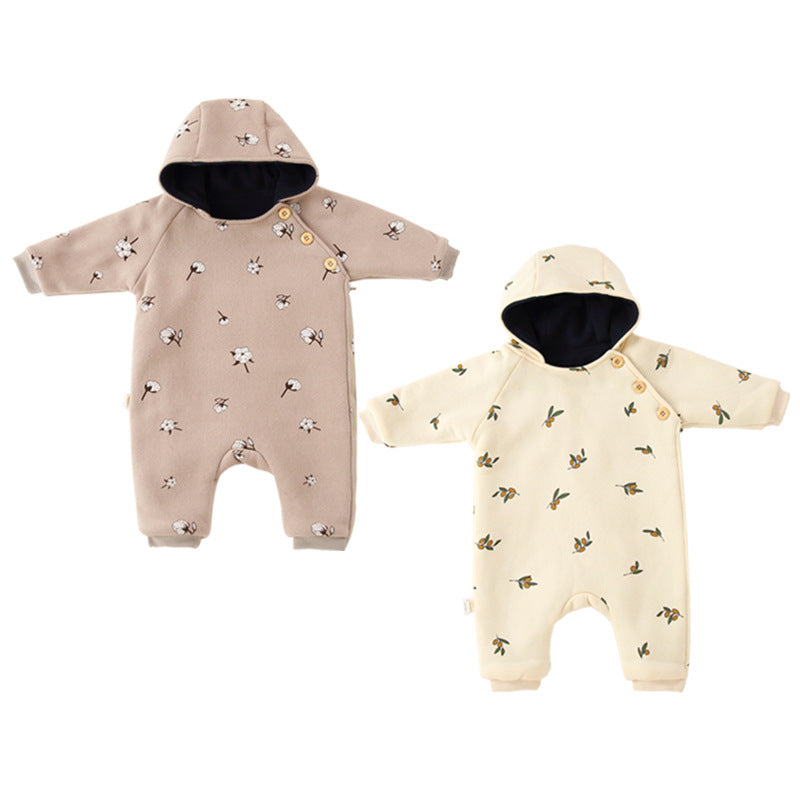 Baby Double Layer Padded And Thickened Onesie