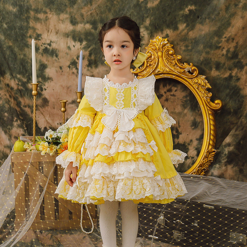 Children's Skirts Girls Princess Lace Tutu Skirt