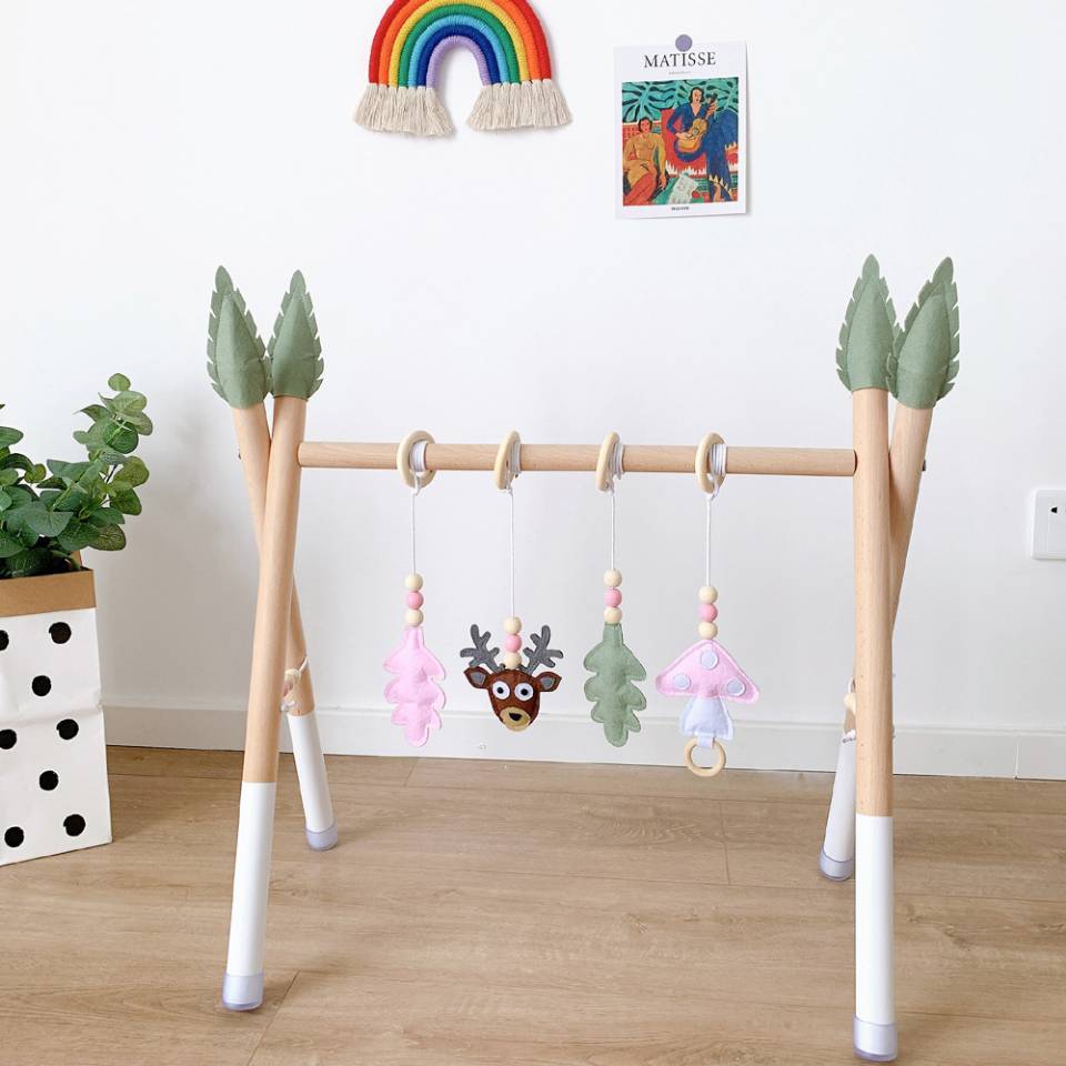 Accesorios de madera para ejercicios juguetes educativos de educación temprana para niños