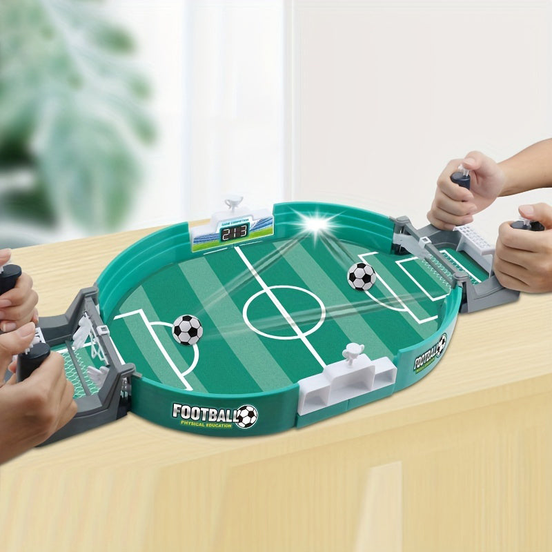 Juego interactivo de mesa de fútbol, ​​mini juego de fútbol de mesa para niños, juego de mesa interactivo de deportes familiares de coordinación mano-ojo entre padres e hijos