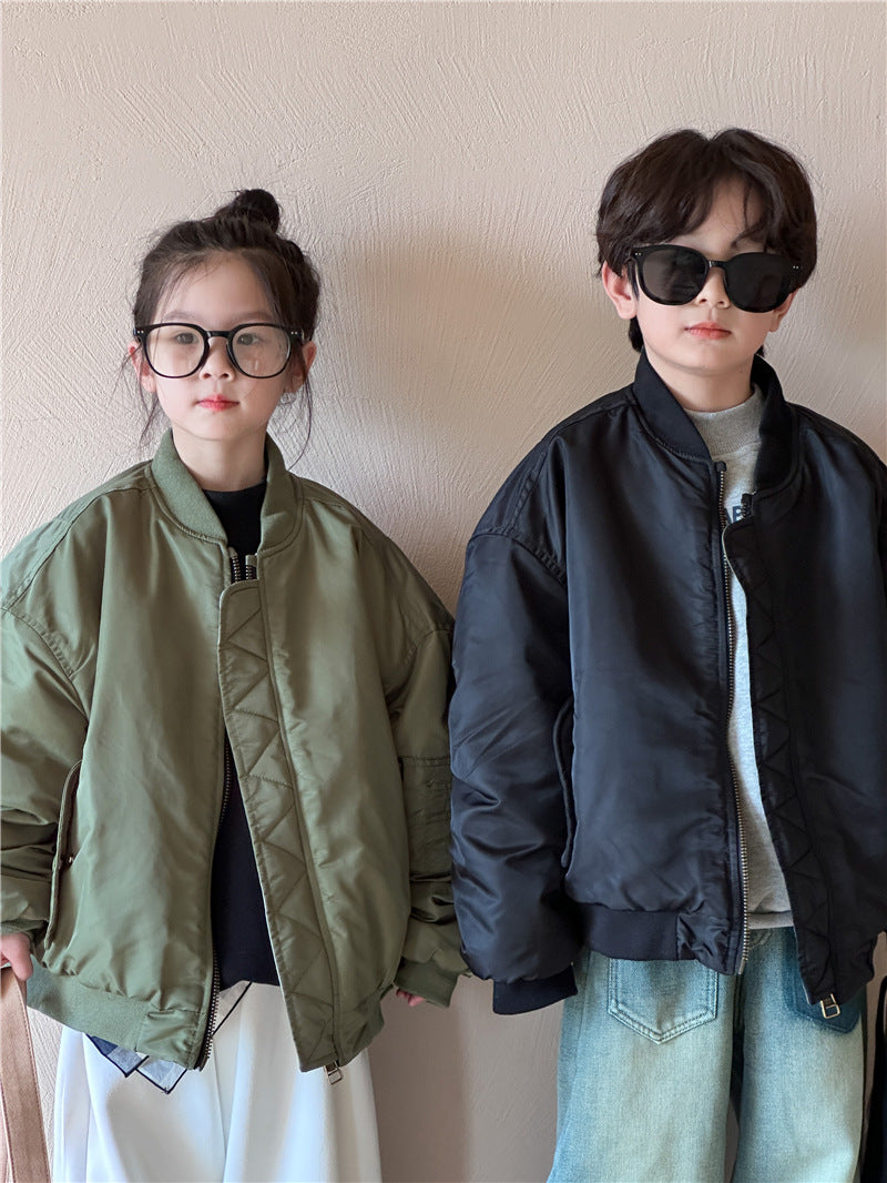 Children's Pilot Loose Baseball Uniform Coat