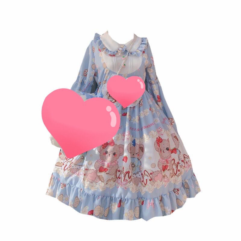 Jupe Lolita mignonne et douce pour fille, nouvelle jupe Lolita, robe de princesse