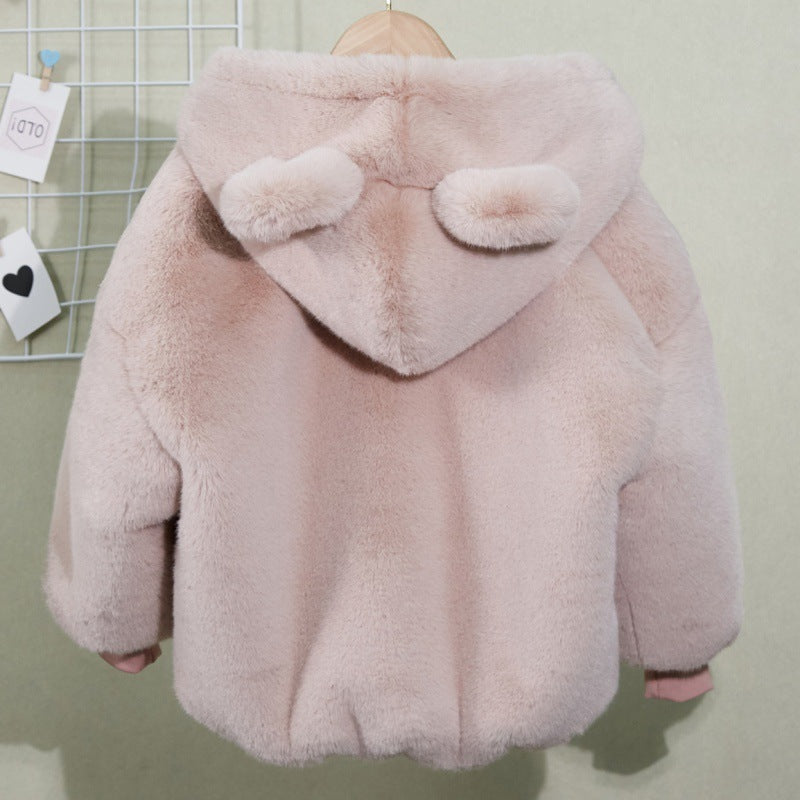 Autumn And Winter Thickening Children's Fur Mink Fur