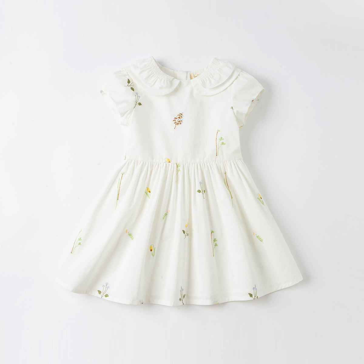 Children's Dress Summer New Botanical Floral Print