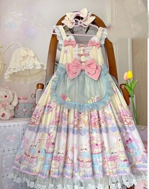 Lolita Suspenders Cute Jsk Dress Sugar Girl