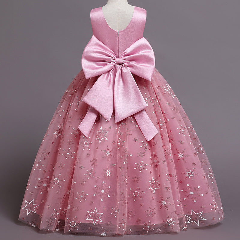 Robe tutu en tulle imprimé pour fille