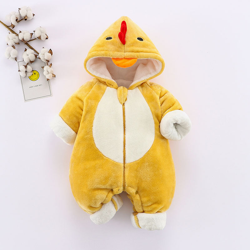 Baby Thickened Cotton Clothes Outwear Suit