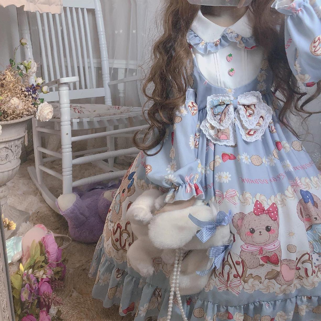 Jupe Lolita mignonne et douce pour fille, nouvelle jupe Lolita, robe de princesse