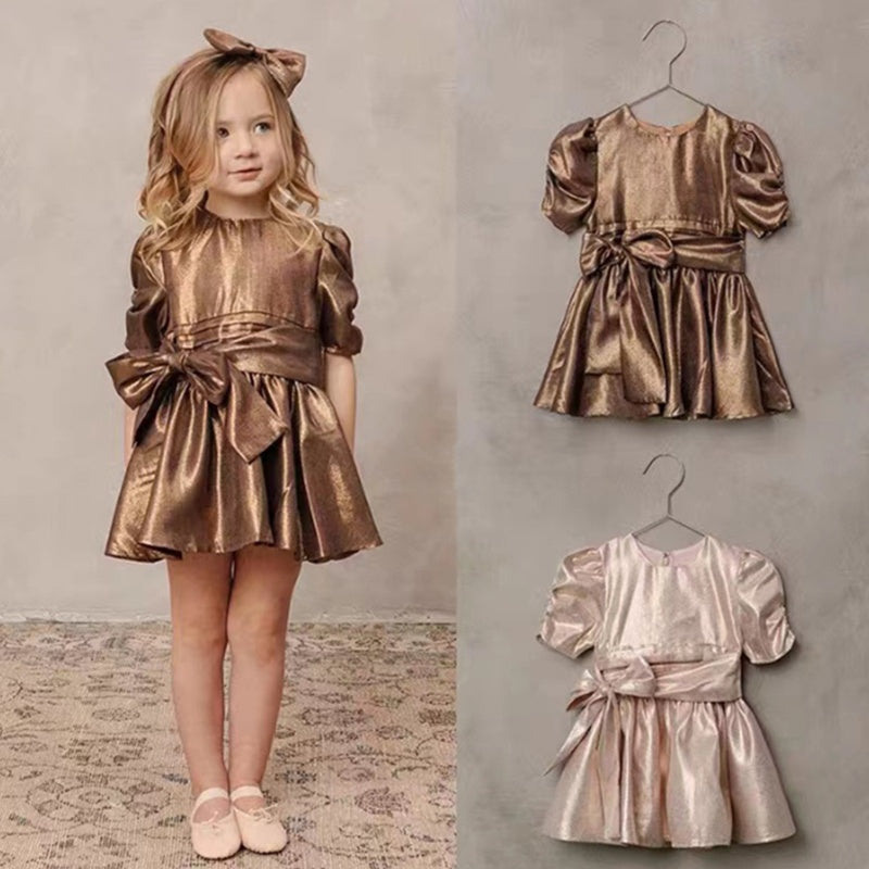 Girls' Fashion Dress Temperament Vintage Skirt