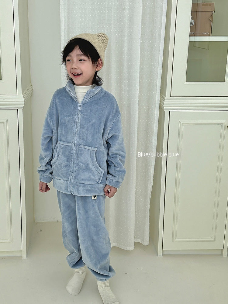 Boys And Girls Home Wear Pajamas Set