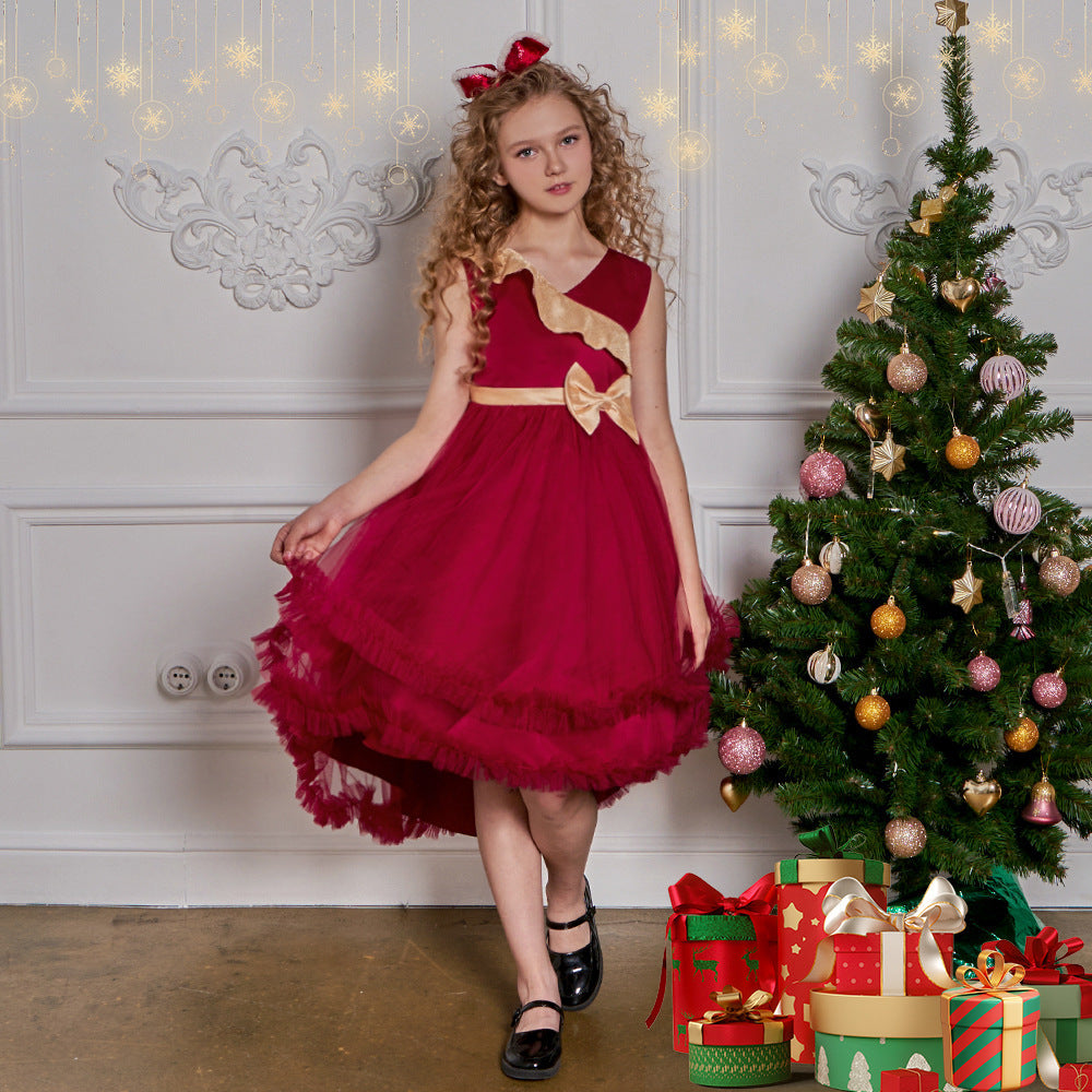 Children's Fashion Casual Solid Color Costume