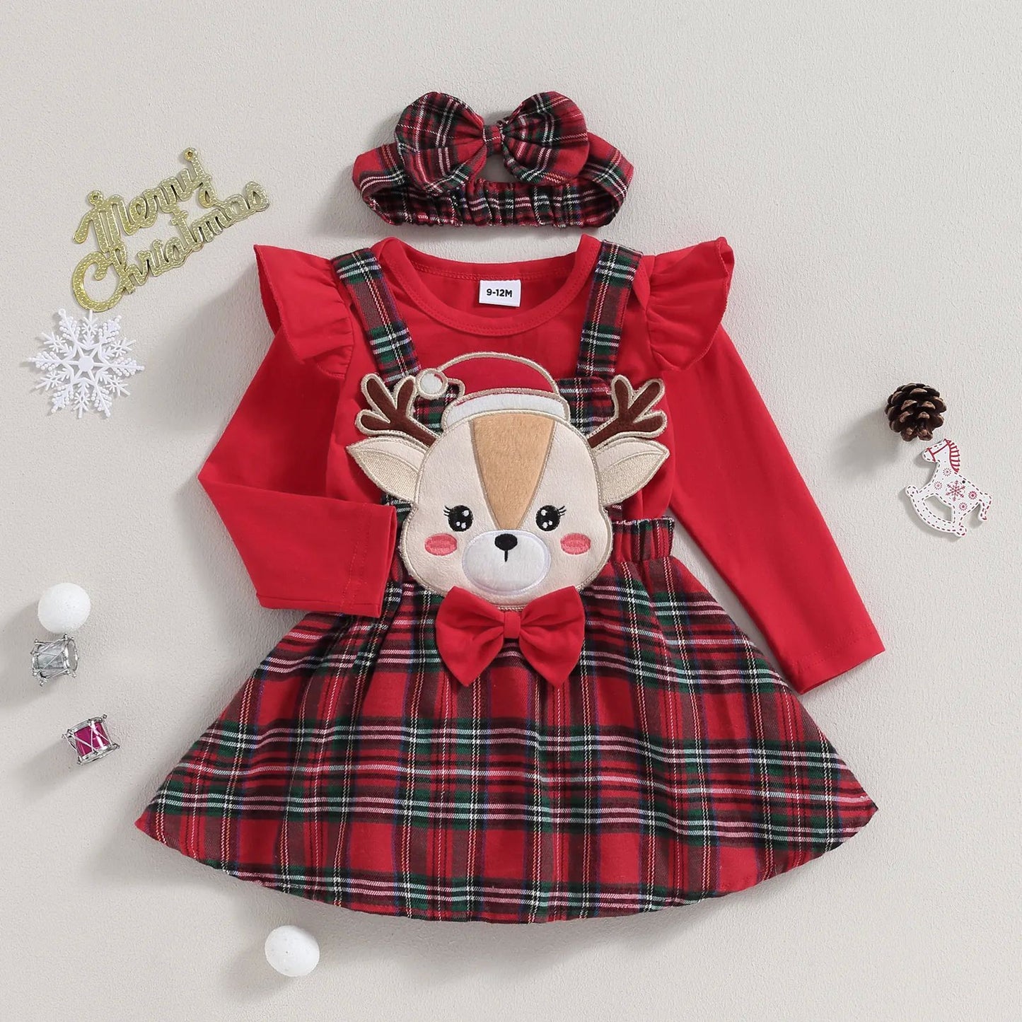 Vêtements de Noël pour bébé fille nouveau-né