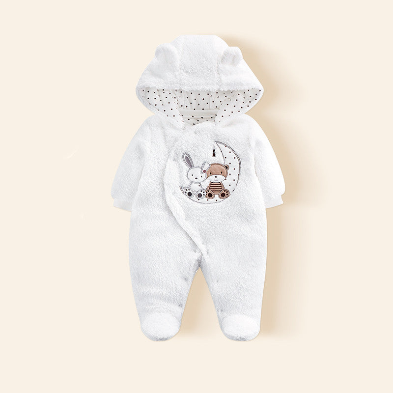 Thicken Warm One-piece Romper For Baby Outing