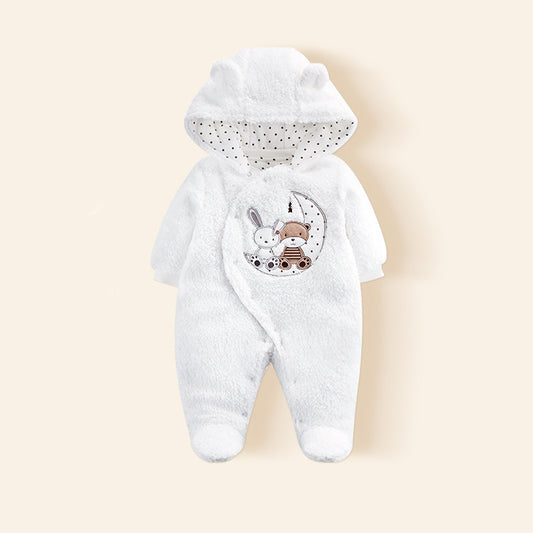 Thicken Warm One-piece Romper For Baby Outing