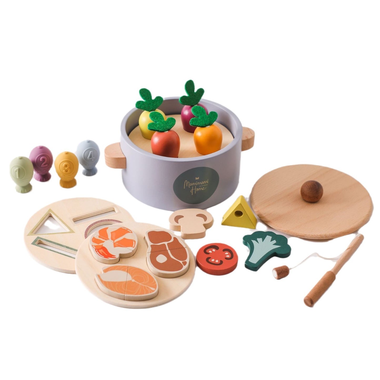 Jeu de pêche en bois pour enfants, jeu de bureau, maison de jeu, jouet