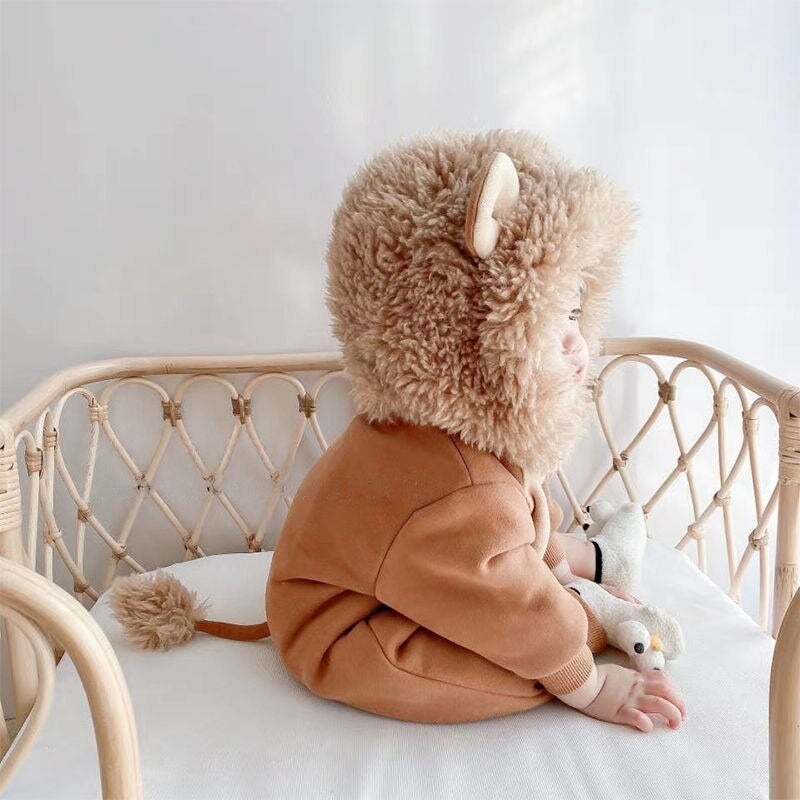 Baby Jumpsuits Are Padded Out In Winter With Velvet