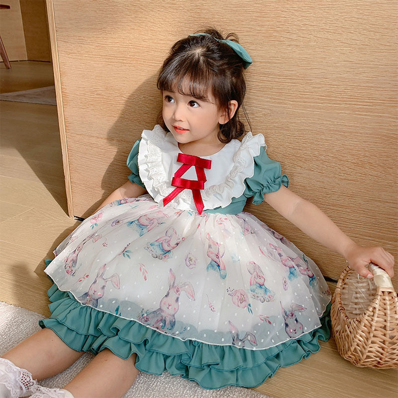 Western Style Lolita Princess Skirt Children's Tulle Skirt