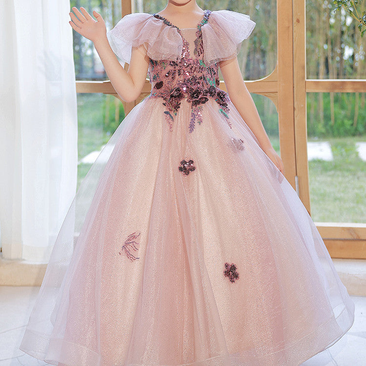 Robe de princesse simple et tendance pour filles