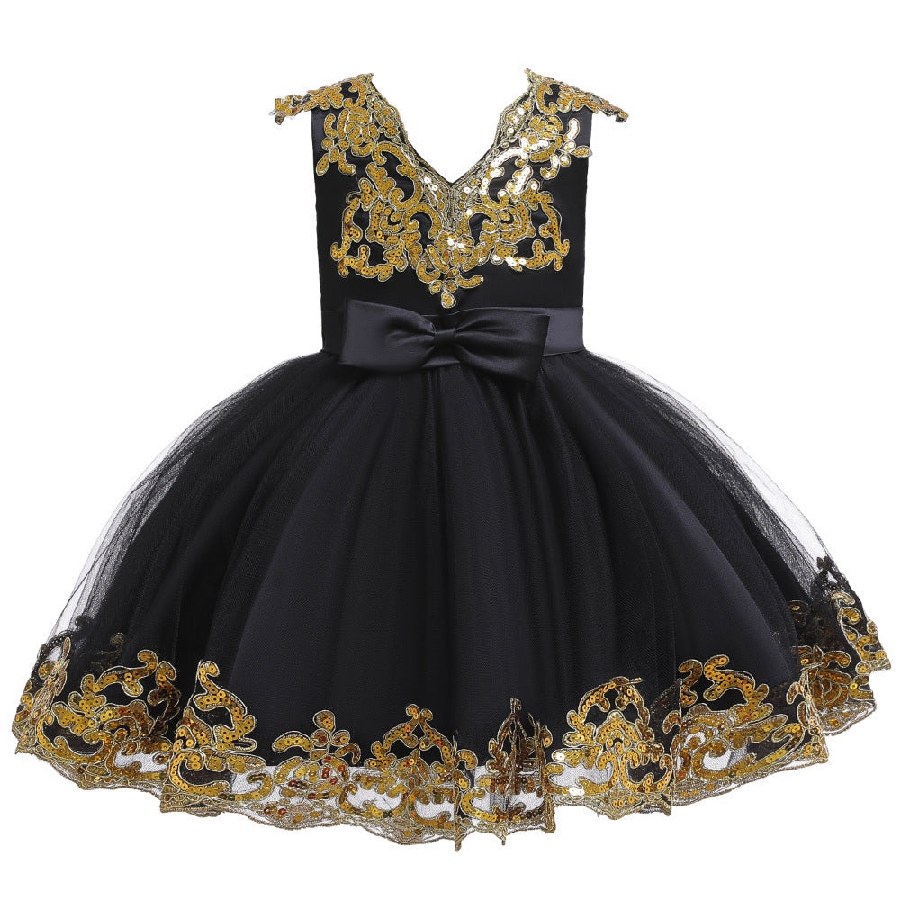 Children's Dress Princess Sequins Tulle Tutu Skirt