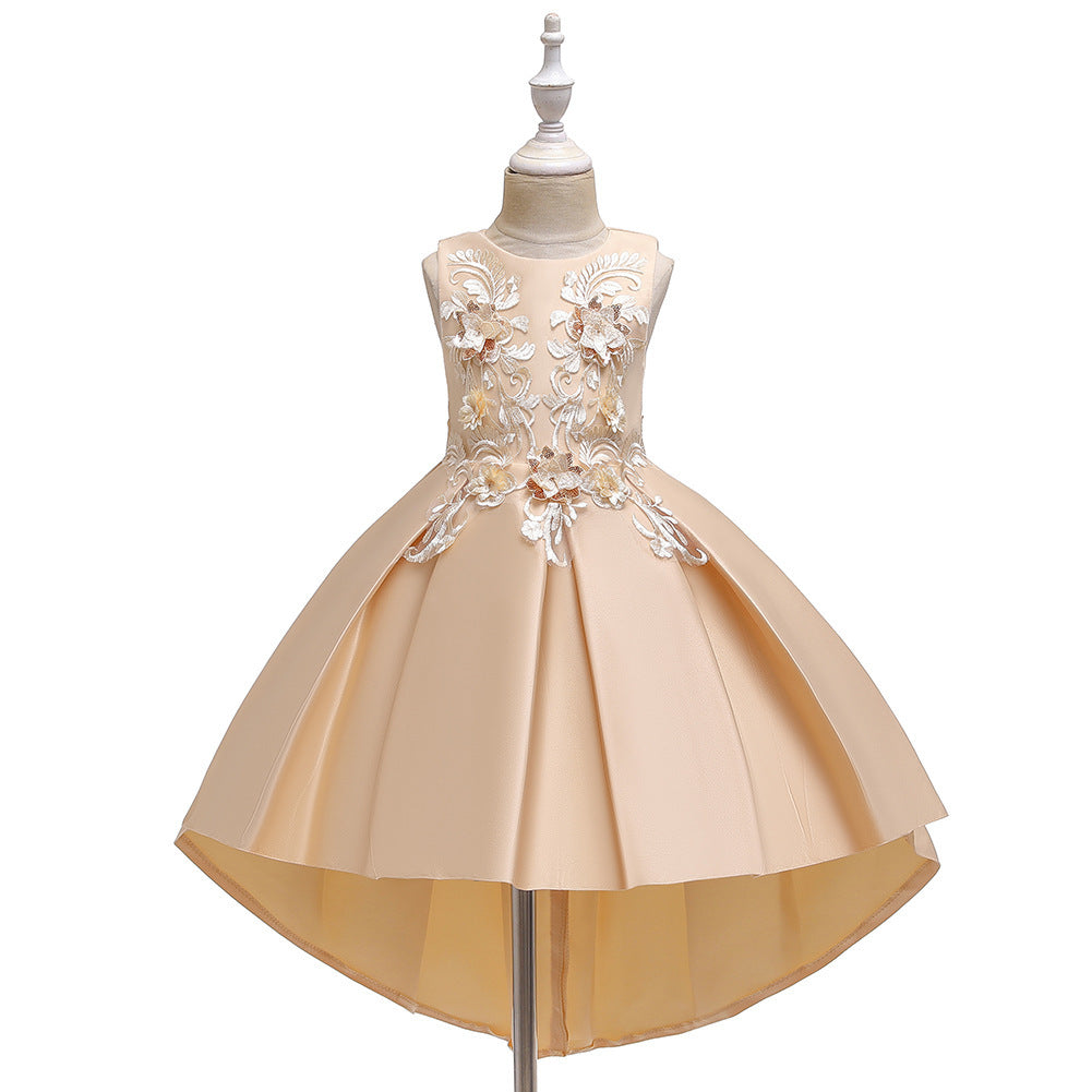 Robe de princesse en satin pour filles