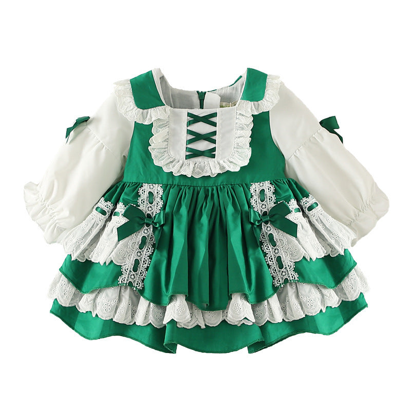 Vestido de lolita de estilo dulce y occidental Vestido para niños Princesa esponjosa