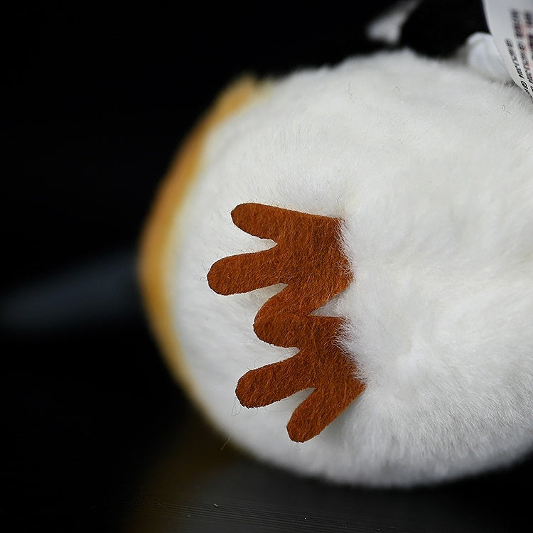 Pendentif en peluche poupée oiseau Fat Chirp