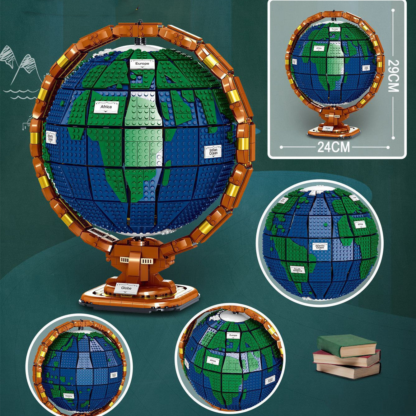 Children's Creative Globe Model Ornaments Assembled Toys